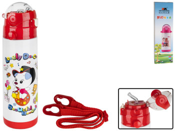 Термос-поилка детский с трубочкой 480мл