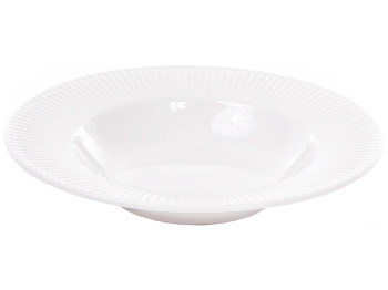 Тарелка суповая, цвет - белый, 22см