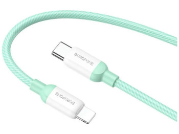 Кабель USB Borofone BX68 PD20W Type C to Lightning 2M Колір Зелений