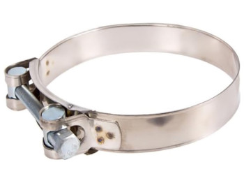 Хомут оцинкованный, усиленный, GSB, 80-85, W1, M8