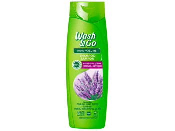 Шампунь Wash and Go з екстрактом лаванди, для всіх типів волосся, 200 мл