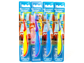 Зубная щетка детская Oral B "Stages 3" (5-7 лет) мягкая