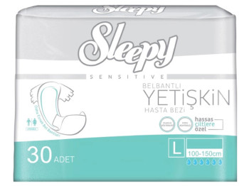 Підгузки для дорослих Sleepy Sensitive Adult, розмір L (100 - 150см) 30шт