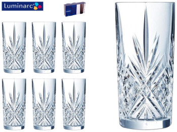 Набор высоких стаканов Luminarc Salzburg 380мл (цена за набор 6шт) 34819