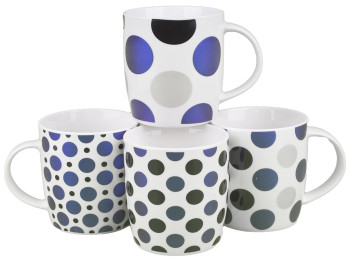 Чашка порцелянова "Сircles" 11,5х8,5х9,3см 300мл
