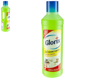 Средство для мытья пола Glorix "Лимонная энергия" 3в1 1л