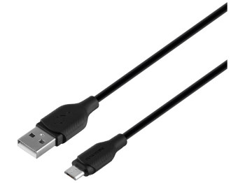Кабель USB Borofone BX42 Silicone Micro Колір Бiлий, 1м
