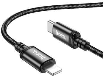 Кабель USB Hoco X89 Wind PD20W Type C to Lightning Цвет Черный
