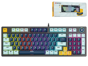 Клавиатура игровая Fantech ATOM96 MK890V2 Blue Switch, Цвет Navy