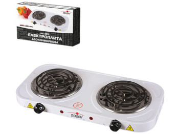 Плита електрична Stenson переносна, 2 конфорки 2Х1000w