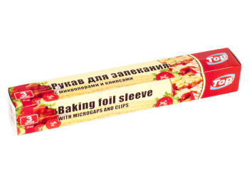 Рукав ТОР з мікропорами і кліпсами 3 м x 29см.