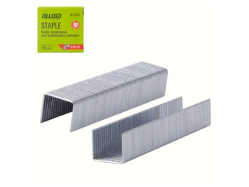 Скобы Alloid Pro, 10 мм х 1.2 мм, тип 50, закалённая сталь, для степлера, 1000 штук