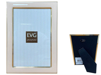 Фоторамка EVG Onix, 10x15см, рожева, 6900068846289