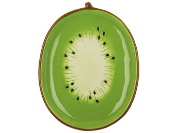 Тарелка керамическая Kiwi, 21,5х16,8х2,5см