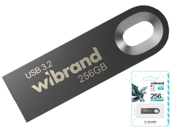 USB флеш-накопичувач 3.2 Wibrand 256gb Eagle Gen1, колір сірий