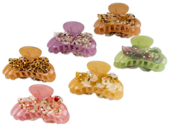 Заколка-краб Хризантема