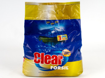 Стиральный порошок бесфосфатный универсальный "Forsil" "Clear Alpine" 3 кг Чехия