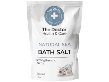 Соль для ванн "Домашний доктор" морская натуральная дой-пак 500г
