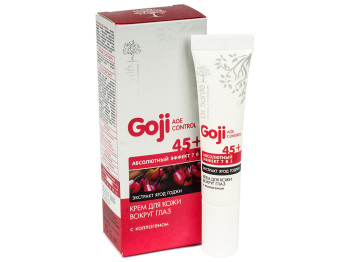 Крем для шкіри навколо очей з колагеном 45+ Dr.Sante "Goji Age Control" 15мл