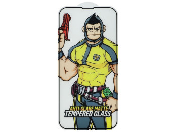 Защитное Стекло Type Gorilla 0.33мм 2.5D HD Anti-Glare NPT9 для iPhone 13/13 Pro/14 Цвет Черный