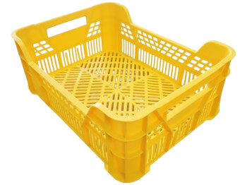 Ящик фруктовый №1 Консенсус, пластик, 15×30×40см, цвет желтый