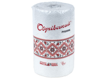 Полотенце Обуховський двухслойное,100% вторичное волокно (100 листов)
