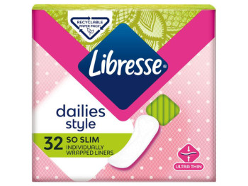 Прокладки щоденні Libresse Dailies Style So Slim ультратонкі, 32 шт