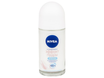 Дезодорант-антиперспірант кульковий Nivea "Ефект пудри" fresh, 48 годин, антибактеріальний 50мл