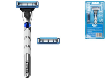 Бритва Gillette Mach3 Turbo с 2 сменными картриджами
