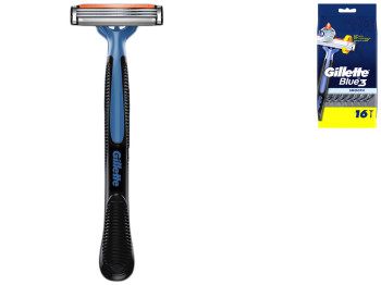 Бритвы одноразовые Gillette Blue3 Smooth 3 лезвия (цена за набор 16шт)
