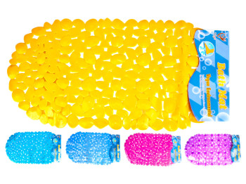 Коврик силиконовый противоскользящий Камешки 34x68см