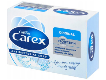 Мыло твердое Carex Оригинал антибактериальное 100г