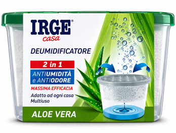 Поглотитель запаха и влаги Irge 2 in 1, аромат алоэ вера, 400мл