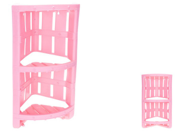 Полиця 2-ярусна Violet House Бамбу Powder-Pink, 8690068578966