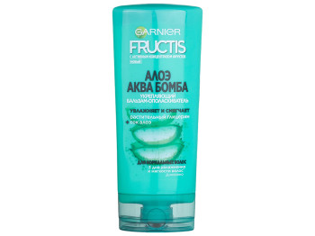 Бальзам-ополіскувач Garnier Fructis "Алое аква бомба" зміцнюючий, для нормального волосся 200мл