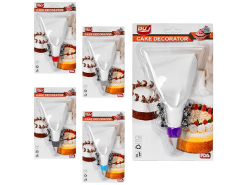 Кондитерський мішок з насадками, 15х26см (8 предметів у наборі)