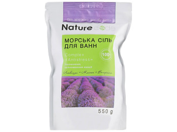 Морская соль для ванн Nature Code Antistress 550г
