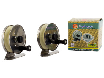 Катушка инерционная Sams Fish пластик+мет. (цена за набор 2шт) 6x6x2см