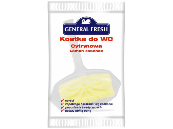 Блок для унітаза ароматичний General Fresh "Лимонний" в поліетилені 35г 3402209000