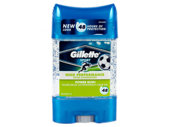 Дезодорант-антиперспирант гелевый Gillette "Power Rush - Powerbeads" 75мл