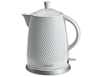 Чайник електричний Maestro керамічний (дисковий нагрівач), 1200Вт 1,5л