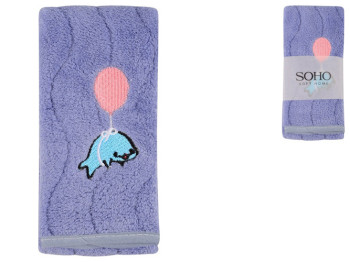 Рушник банний Soho Dolphin Purple, 25х50см, 6900069704274