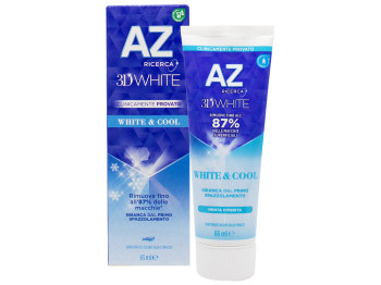 Зубна паста AZ Ricerca 3D White White & Cool відбілювальна, 65 мл