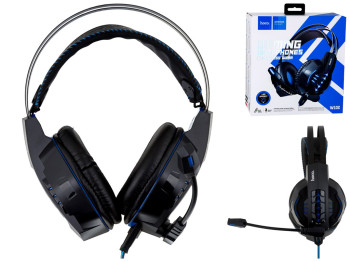 Игровые Наушники Hoco W102 Cool, цвет Синий