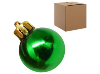 Ялинкові кульки Магічна Новорічна Глянець 5см (ціна за упаковку 150шт)