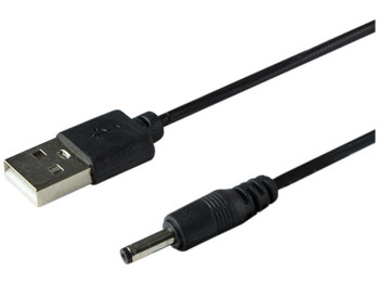 Кабель USB to DC для роутера 5v 3.5x1.35 mm Колір Чорний