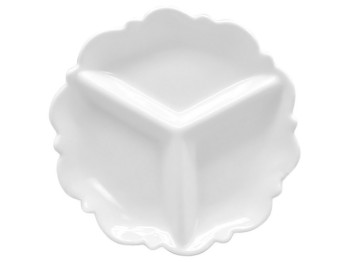 Менажница фарфоровая Вдохновение 8" D20,5см