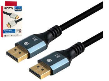 Кабель HDMI- HDMI 2.0V, 3м, 4K Premium, цвет черный