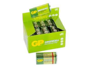 Батарейка сольова GP Greencell 1604G 6F22 9V (ціна за упаковку 10шт)