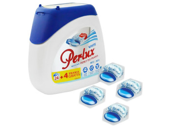 Капсулы для стирки Perlux White, 28шт